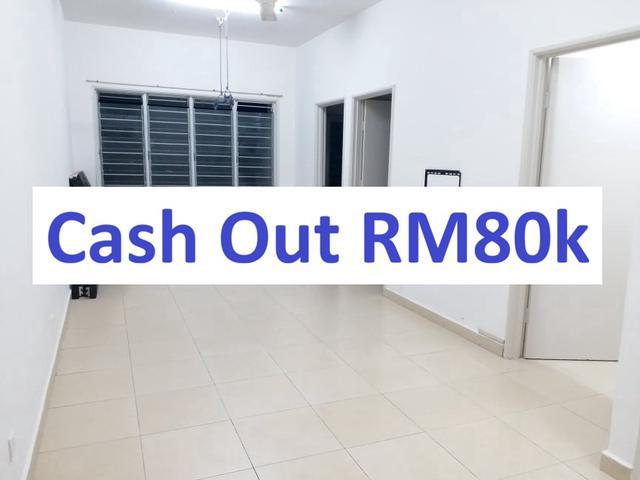 Cash Out 80k Sri Begonia Apartment Bandar Puteri Puchong Utama Jaya