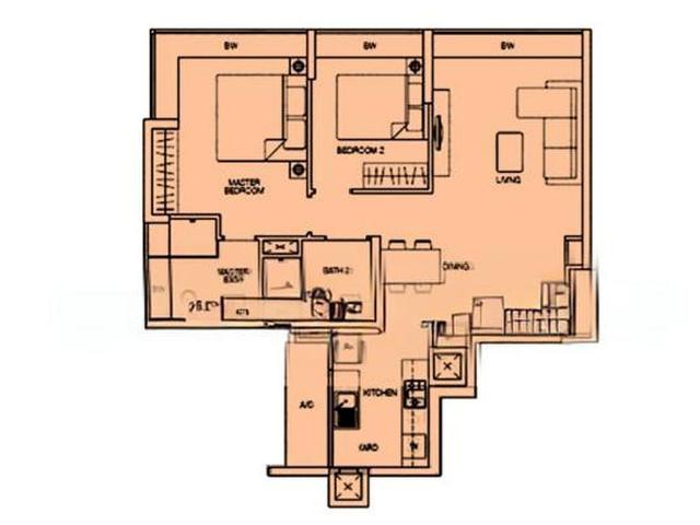 Caspian D22, Condominium