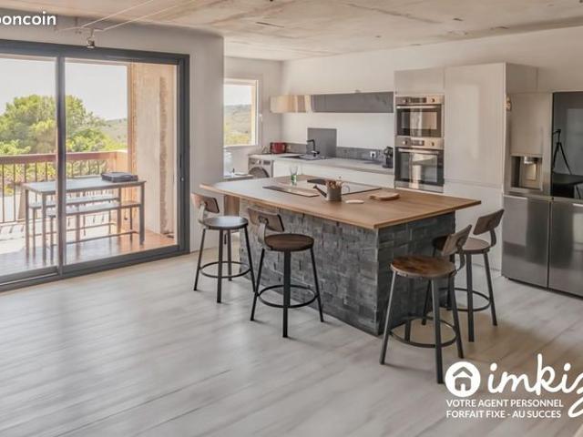 Cassis Vue Mer T2/T3 70m² Piscine 2 Garages