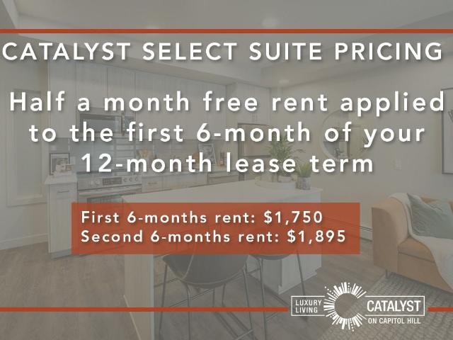 Catalyst Luxury Residences 1 Bedroom Apartment for Rent at 1450 20 Ave Nw, Calgary, AB T2M 5E8 Capital Hill
