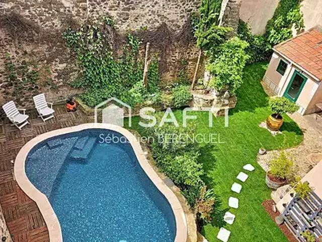 Caux 34720 Achat / Vente maison 11 pièces t11 piscine terrasse