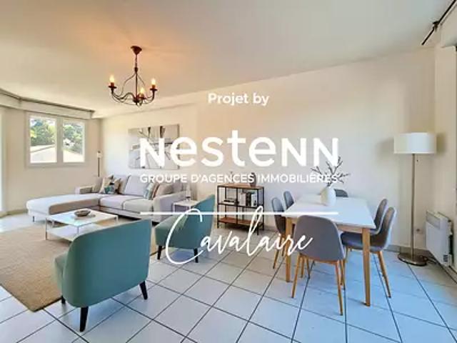 Cavalaire sur Mer 83240 Achat / Vente appartement 3 pièces t3 au dernier étage terrasse