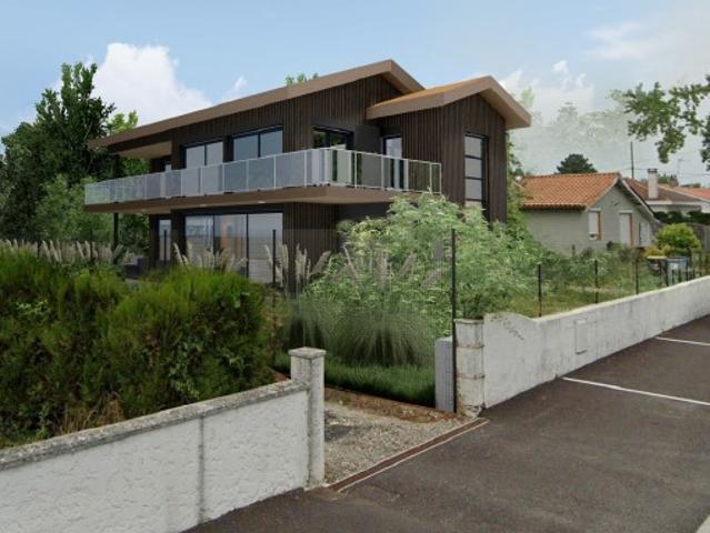 Cazaux centre – Terrain 600 m² + Maison bois 160 m