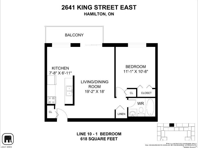 Centennial Court Apartments 1 Bedroom Apartment for Rent at 2641 King St E, Hamilton, ON L8K 1Y5 Glendale