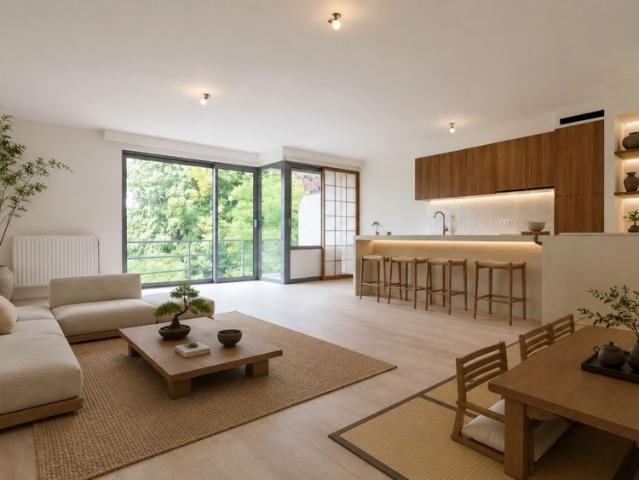 Centraal gelegen appartement met groen zicht