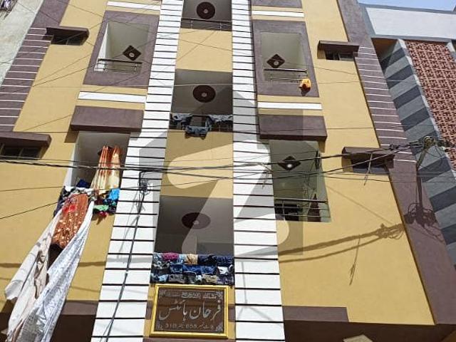 Centrally Located 4th floor withroof Flat For sale In Allahwala Town