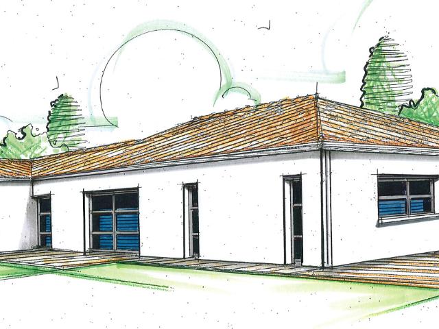 Centre bourg de SAINT PHILBERT DE GRAND LIEU: Superbe projet Maison sur terrain de 470 m² à partir de 322000 € seulement !