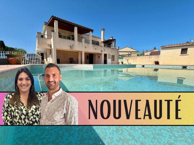Centre Saint Jean de Védas – Maison 175 m² + T2 indépendant + piscine + immense garage