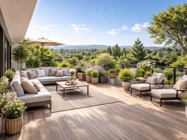 CENTRE ROGNES SUPERBE T4 DE 85m² + GRANDE TERRASSE 45m² AVEC VUE DEGAGEE 4 pièces, 85 m²