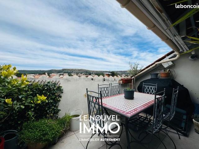 Centre ville appartement t3 terrasse parking
