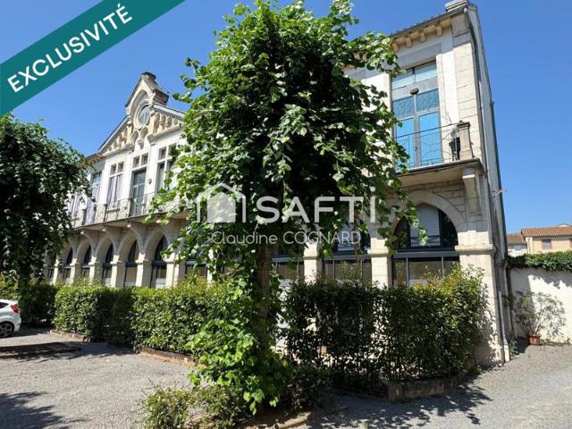 Centre ville, duplex avec rez de jardin et parking