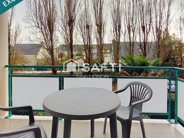 Centre ville Studio grand balcon plein sud + parking
