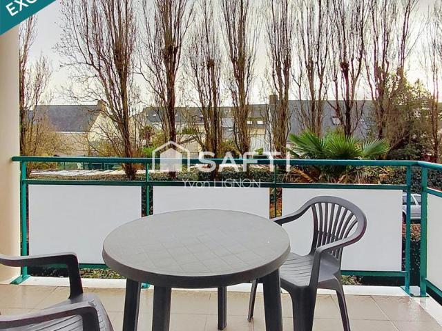 Centre ville Studio grand balcon plein sud + parking