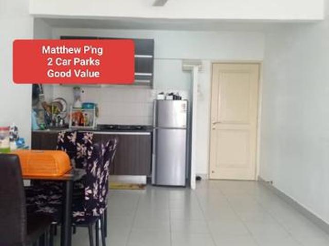 Centrio avenue apartment 2 Car Parks Valuable buy Gelugor