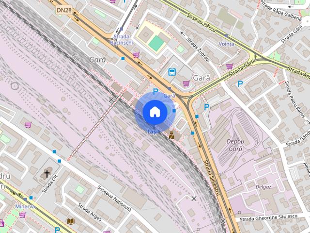 Centru Gara Carrefour Market Langa UMF/UAIC Garsoniera 300eur