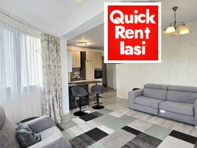 Centru – Palas Mall – Bloc nou apartament 2 camere open space modern de inchiriat Iasi