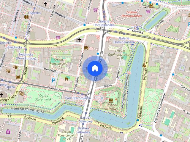 Centrum Mieszkanie 2 pok 67 m2 / Bez Prowizji / Galeria Dominikanska