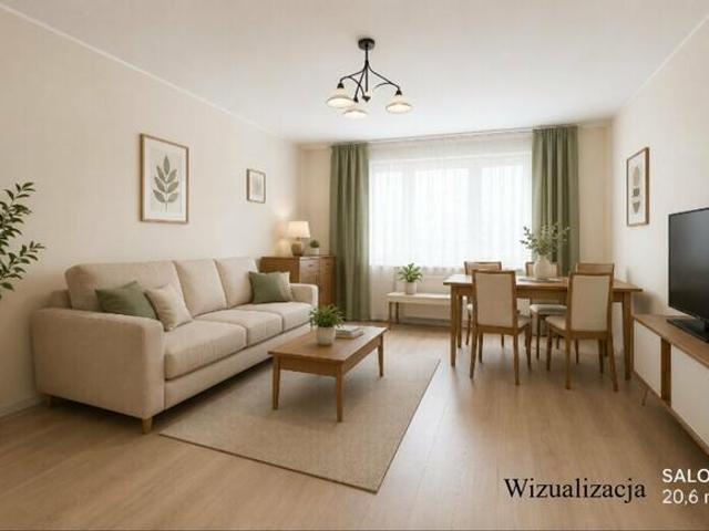 Centrum Szczecina | 2 pokoje | 45,27 m² | parter