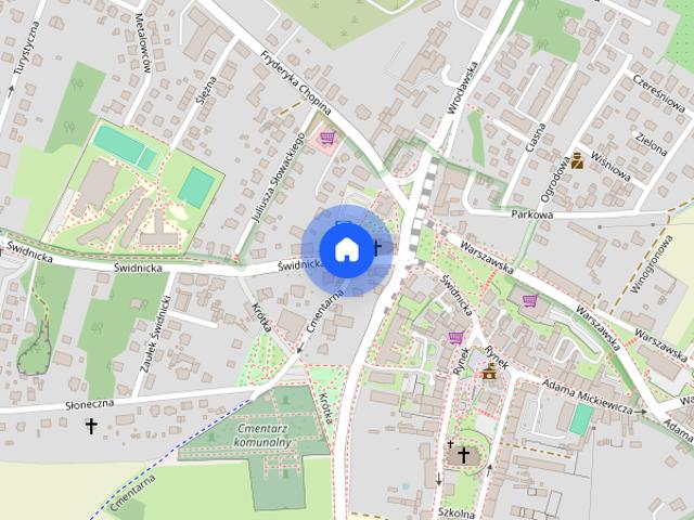 Centrum umeblowane 2 pokoje, klimatyzacja, balkon, miejsce parkingowe