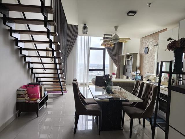 Centrus Soho freehold duplex Below Market Rm100k 100 loan