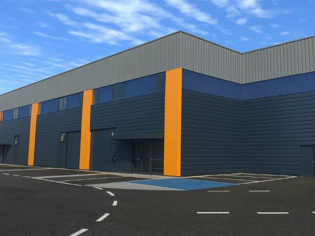 Cellule d'activité neuve à vendre Bruz 10 min de Rennes