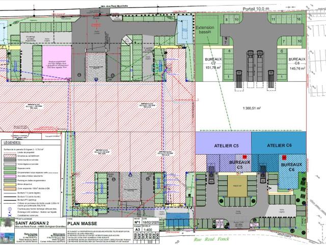 Cellules d'activité à louer Saint Aignan Grandlieu Proche aéroport Nantes