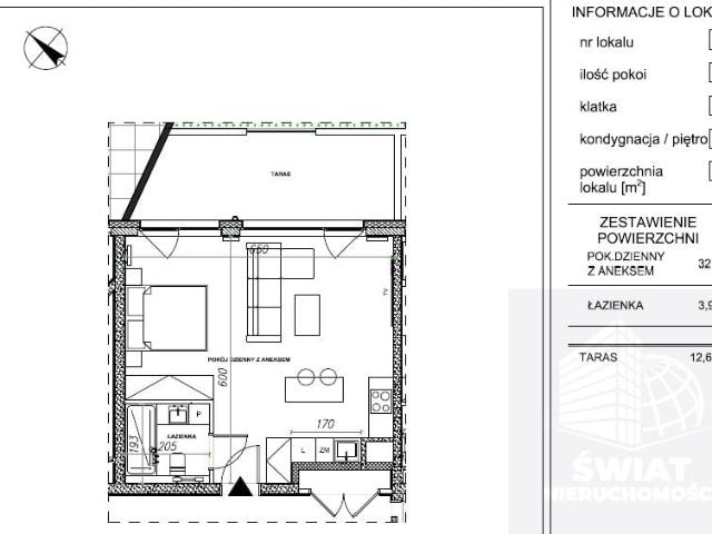 Celna 36,90 m², Szczecin