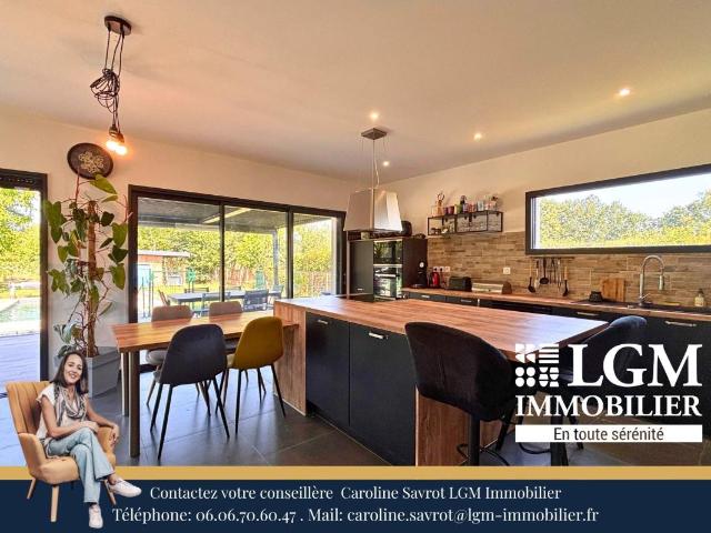CEPET 31620 Maison individuelle contemporaine de plain pied d'environ 92 m² – 2019 – Piscine – Terrain 1 250 m²