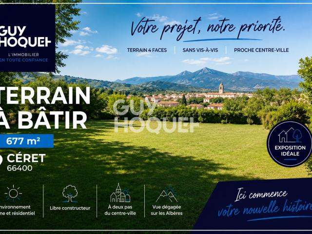 Céret Vente Terrain 66