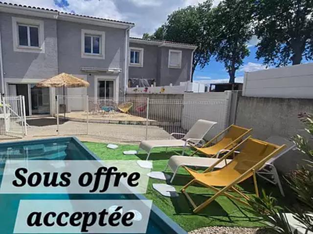 Cers 34420 Achat / Vente maison 4 pièces t4 piscine jardin