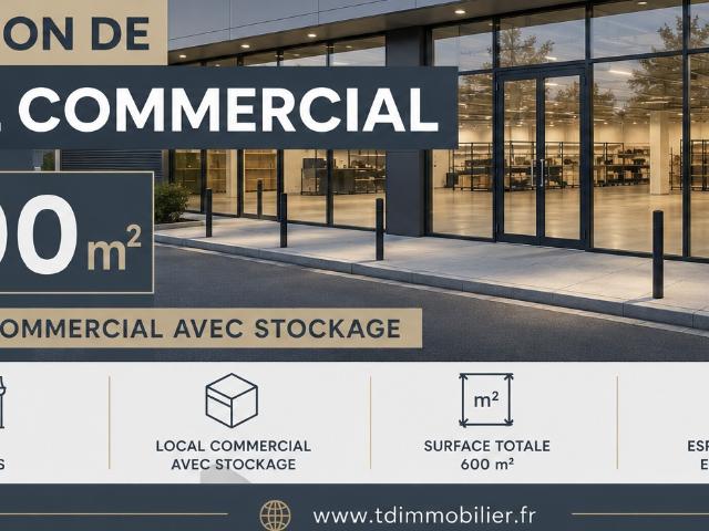 CESSION DE BAIL COMMERCIAL — Local commercial 600 m2 — Zone d’activité de Drumettaz Clarafond