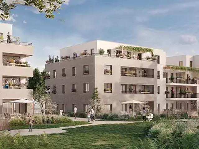 Cesson 77240 Programme neuf appartement neuf à vendre t3 PTZ+ HQE TVA 5,5% RT 2012