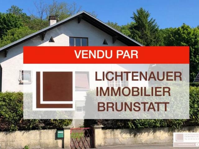 CETTE MAISON À BRUNSTATT À ÉTÉ VENDUE !