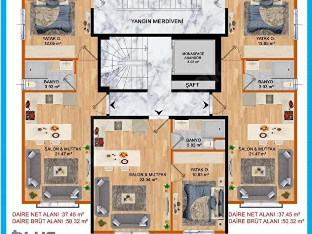 CEVİZLİ'DE HASTANE VE ADLİYE DİBİNDE SATILIK 1+1 DAİRE
