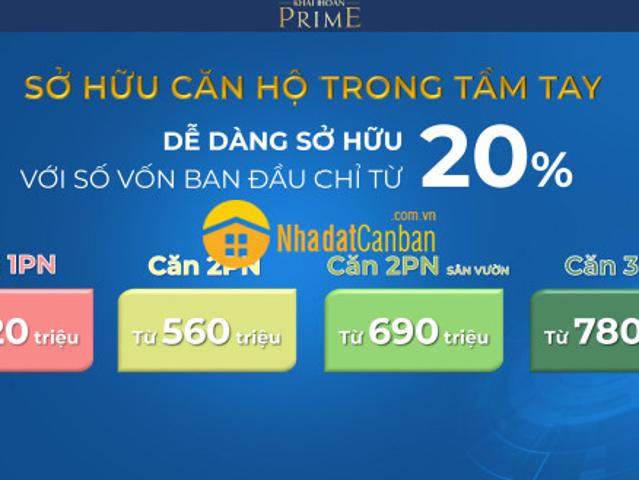 Chỉ từ 46trm2 sở hữu 1 căn hộ 1pn tại chung cư cao cấp khải hoàn prime, cách phú mỹ hưng 10p đi xe