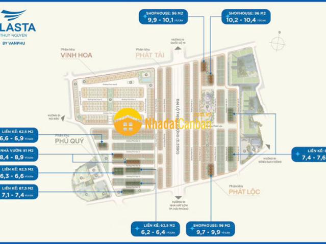 Chỉ từ 6xx triệu sở hữu ngay đất nền dự án vlasta thủy nguyên