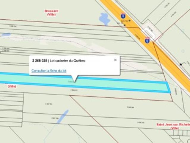 Ch. De La Bataille N. La Prairie, QC, J5R 2L6 vacant land for sale | Listing ID 13723 | Royal LePage