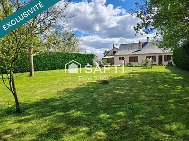 Chouzé sur Loire 37140 Achat / Vente maison 7 pièces t7 terrasse