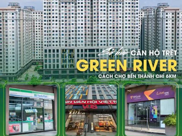 Cho Thuê, Bán Căn Hộ Green River Q8 151 m2 Ở Kinh Doanh Shop, Nội Thất Cơ Bản