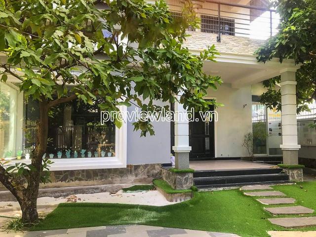 Cho thuê biệt thự đường Bát Nàn có diện tích 450m2 với 3 tầng áp mái và sân vườn