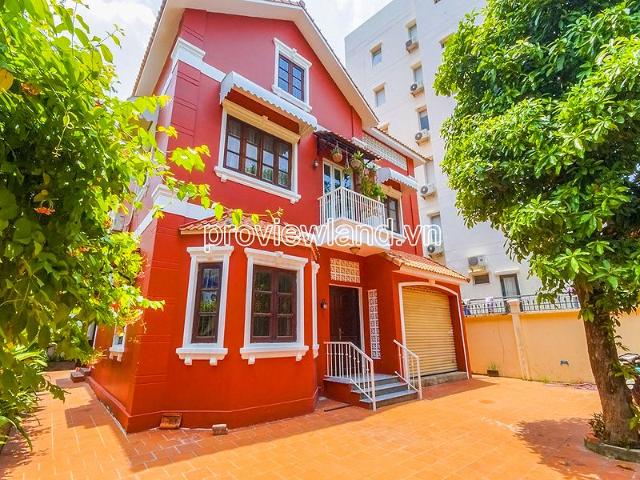 Cho thuê Biệt thự Nguyễn Văn Hưởng Thảo Điền 1 trệt 2 lầu diện tích 300m2