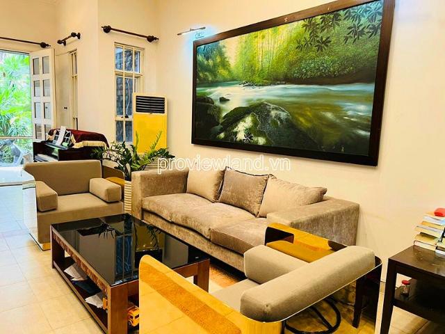 Cho thuê biệt thự Fideco Thảo Điền, 2 tầng + áp mái, 140m2 đất, gara, view đẹp