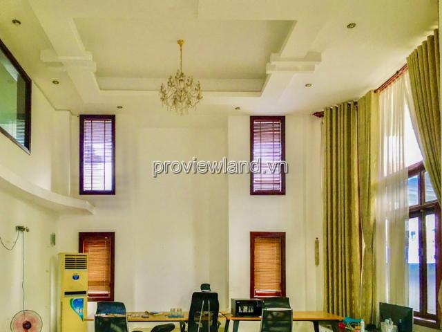 Cho thuê Biệt thự hồ bơi Nguyễn Ư Dĩ Thảo Điền 1 hầm 1 lửng 2 tầng 500m2