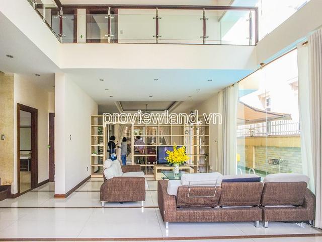 Cho thuê Biệt thự hồ bơi Fideco Thảo Điền 1 trệt 2 lầu diện tích đất 350m2