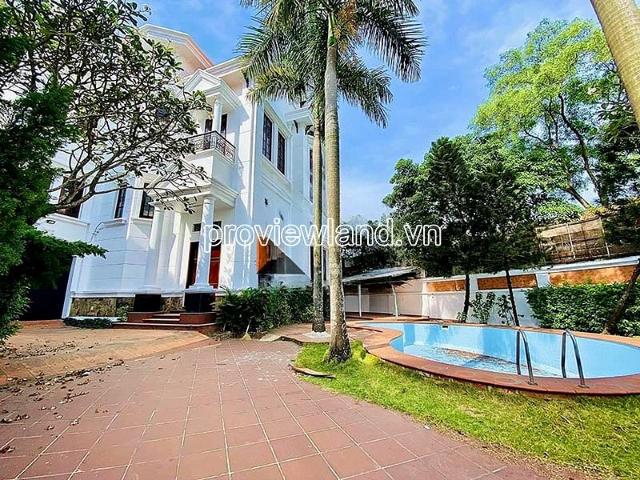 Cho thuê biệt thự hồ bơi Thảo Điền, Nguyễn Ư Dĩ, 980m2 đất cả sân vườn + hồ bơi