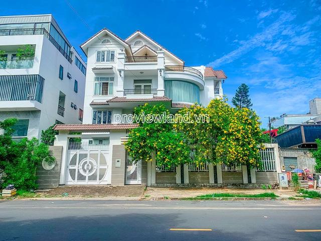 Cho thuê biệt thự phường Thảo Điền, mt đường lớn, 350m2 đất, 1 hầm + 3 tầng, 5PN