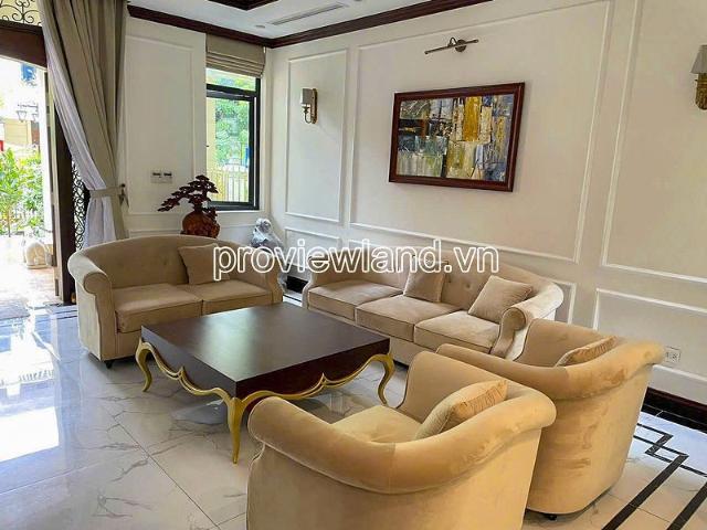 Cho thuê biệt thự song lập Vinhomes Bason Quận 1, 225m2 đất, 1 hầm + 4 tầng, full nt