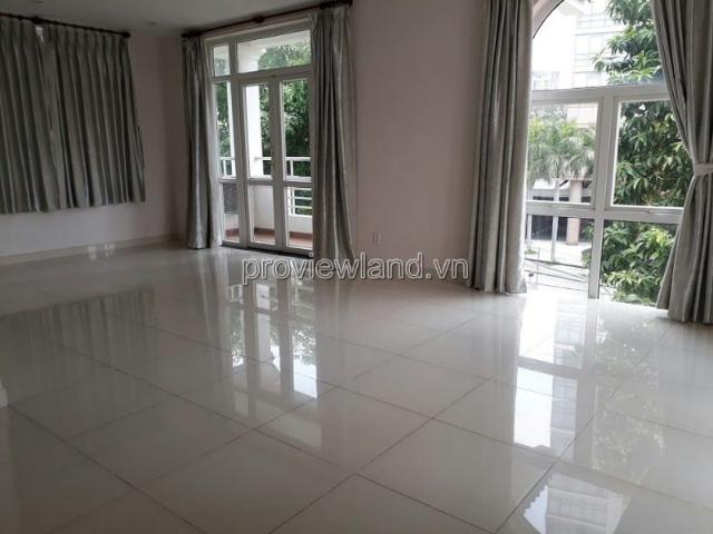 Cho thuê biệt thự tại thảo điền thiết kế 1 trệt 2 lầu gồm 5 phòng ngủ có sân vườn rộng