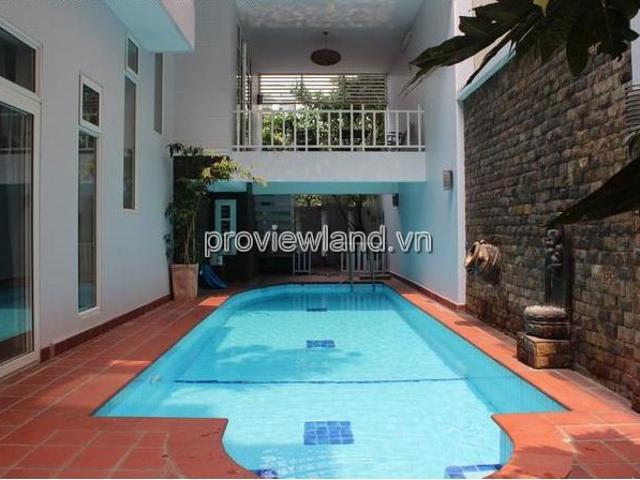 Cho thuê biệt thự Thảo Điền Nguyễn Văn Hưởng 10x20m 4 phòng ngủ hồ bơi đẹp