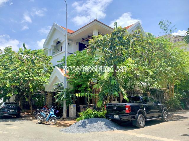 Cho thuê biệt thự Thảo Điền, khu compound, mặt tiền Nguyễn Văn Hưởng, 250m2 đất, 3 tầng